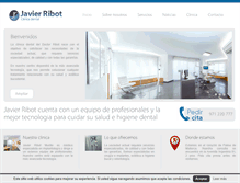 Tablet Screenshot of clinicadentaljribot.com